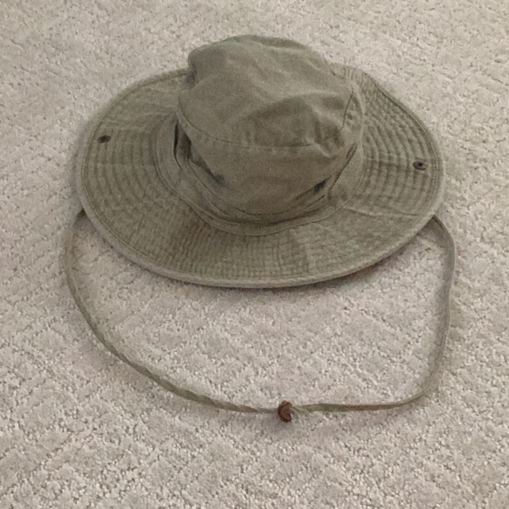 Men's Reversible L/XL Tan Safari Fishing Beach Hat
